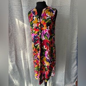 Cupio Colorful Floral Midi Dress